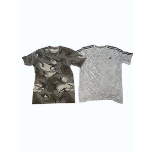Adidas Running & Training Camo & Snakeskin Graphic T-Shirts‎ Men’s Size L